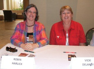 The Canadian duo of Robin Harlick and Vicki Delany